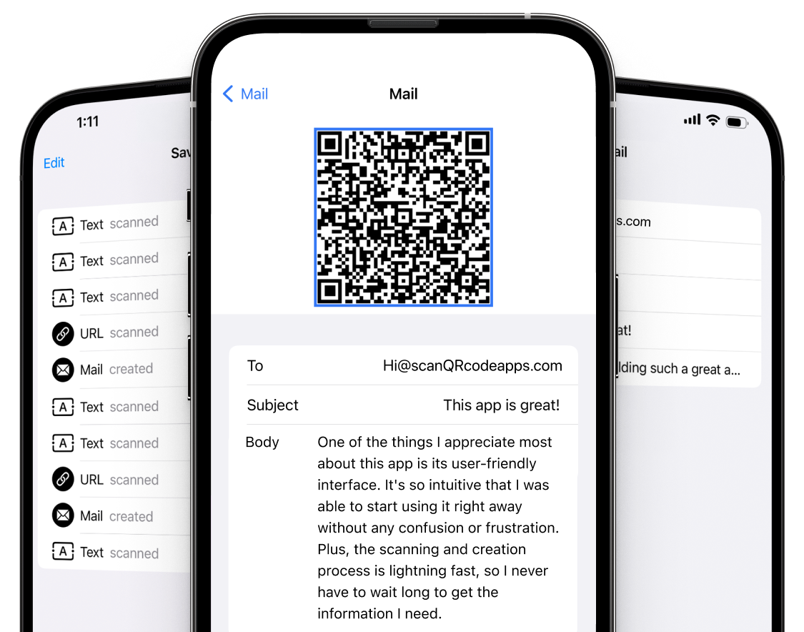 phones with Scan QR Code app